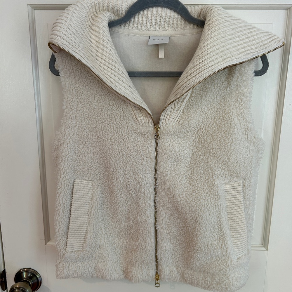 Varley Ivory Sherpa Vest